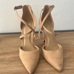 Suede heels